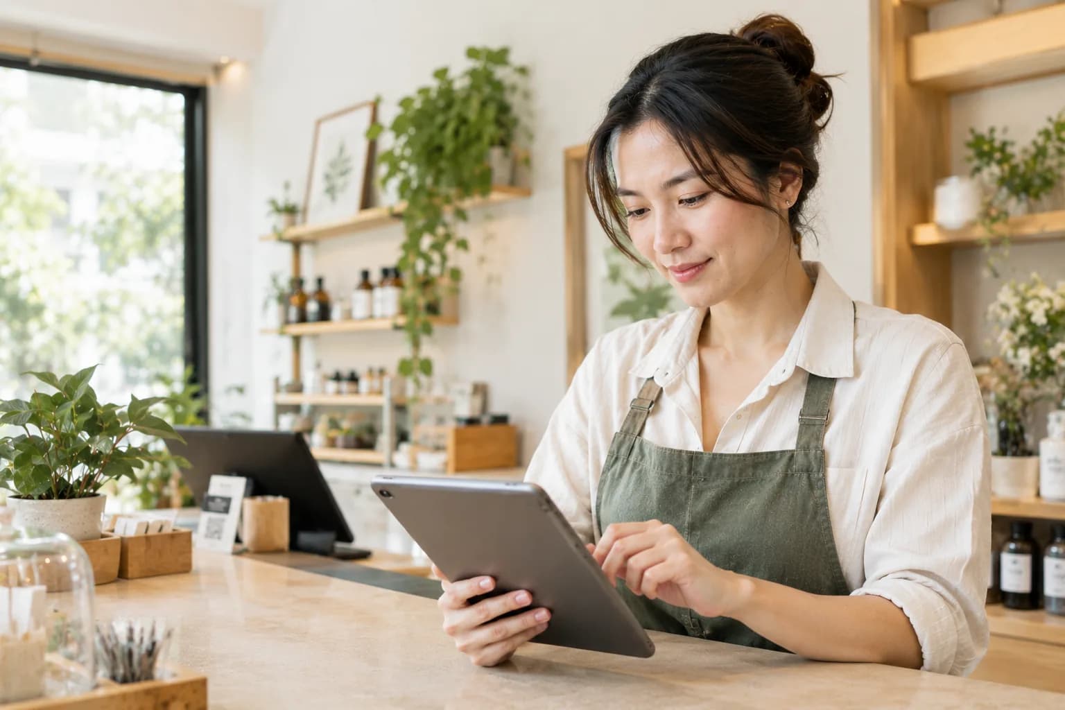 Cận cảnh bàn tay khách trong lúc làm móng